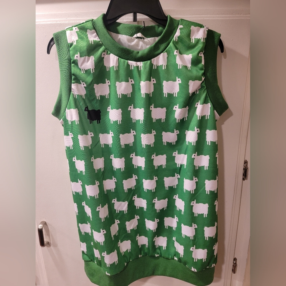 Black Sheep Pattern in Homage to Lady Diana Sweater Vest